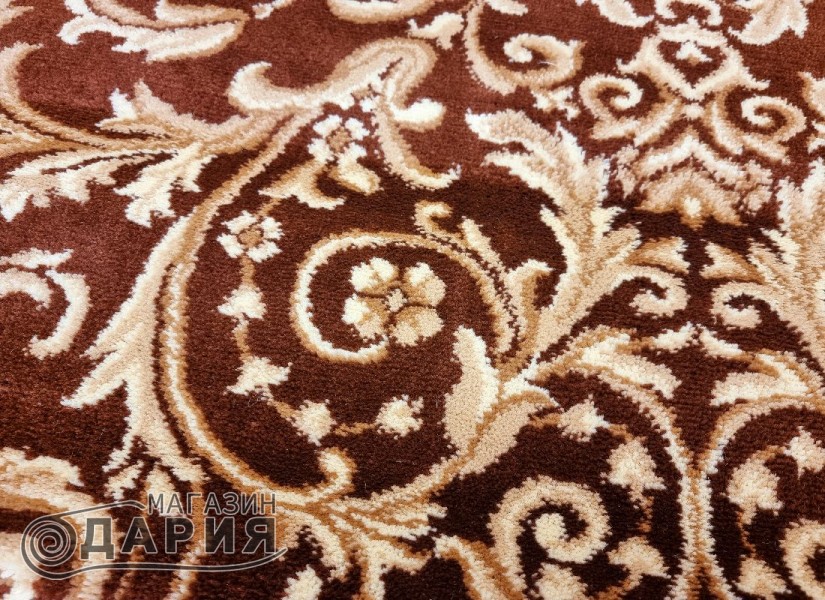 Тъкан персийски килим Blue stones 1706_BROWN